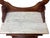 Victorian Walnut Marble Top Washstand With Swivel Mirror & Lion Head Pulls For Sale - Image 4 of 12