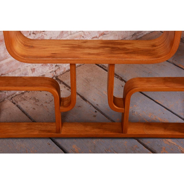 Mid-Century Room Divider by L. Volak for Drevopodnik Holesov, Czech, 1960s For Sale - Image 9 of 12