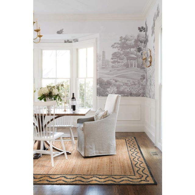 Erin Gates by Momeni Orchard Ripple Slate Hand Woven Wool and Jute Area Rug 2'3" X 8' Runner For Sale - Image 10 of 11