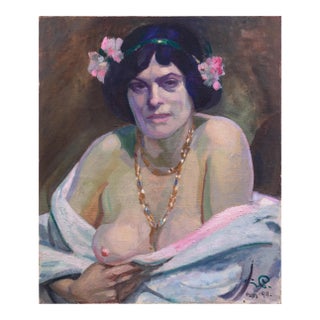 'Parisian Model' by Georg Pauli, 1911, Paris, Royal Academy, André Lhote, Fin De Siècle, Carmen For Sale