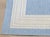 Contemporary Blue and White Indoor/Outdoor Rug For Sale - Image 4 of 7
