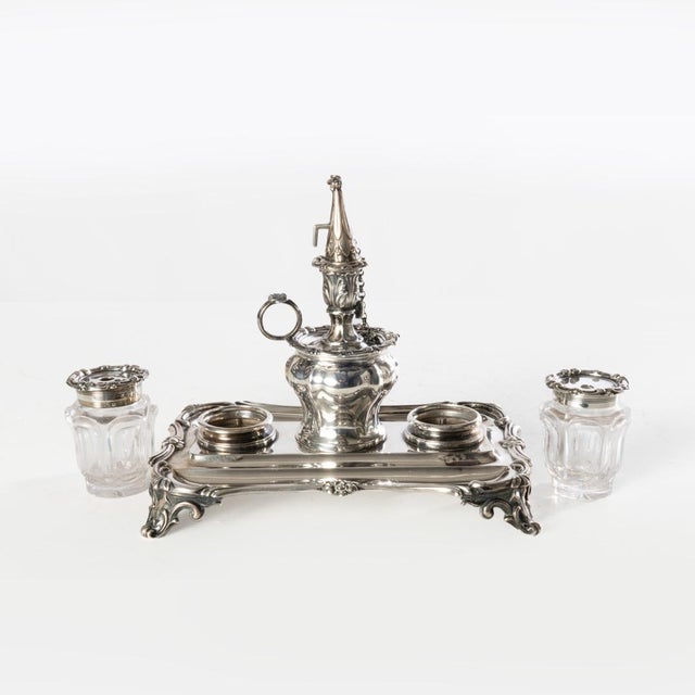 Early 19th Century English Sterling Standish For Sale - Image 9 of 11
