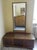 Wood Vintage Boat-Style Dressing Table with Mirror, 1940s For Sale - Image 7 of 18