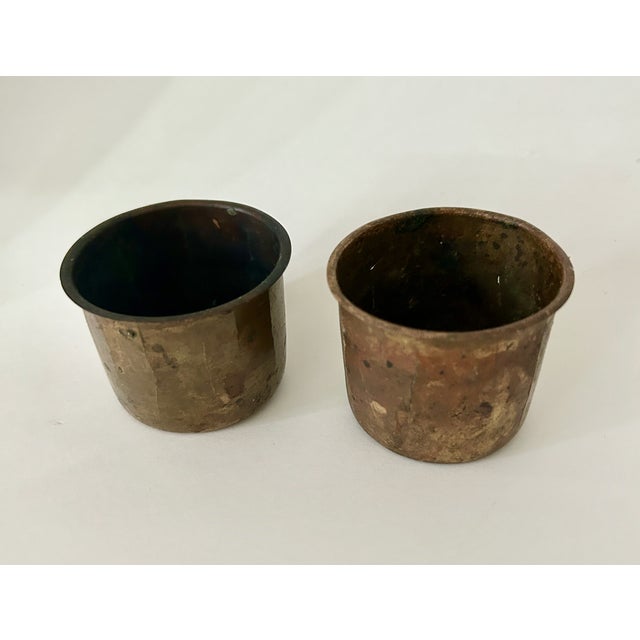 Antique Figural Native American Cold Painted Spelter Smoking Desk Set For Sale - Image 10 of 10