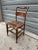 Antique Early American Primitive Style Rush Seat Side Chair For Sale - Image 4 of 11