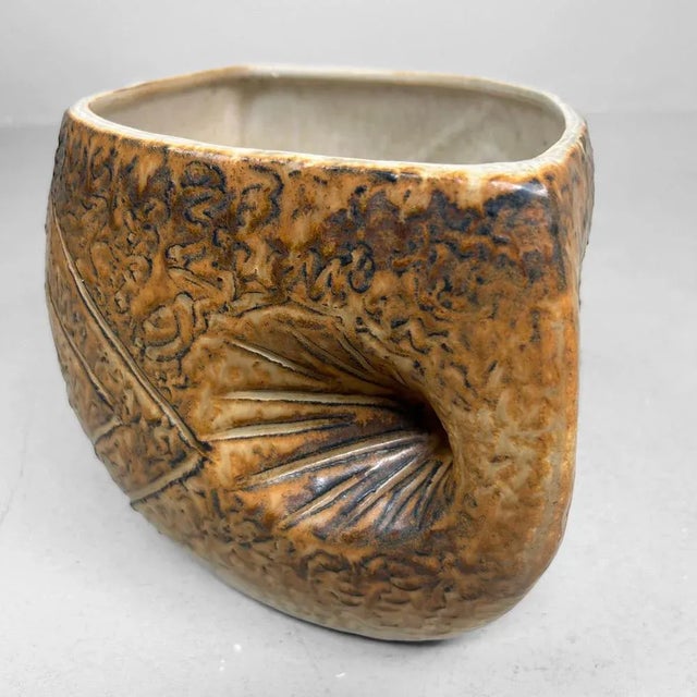 Mid-Century Ceramic Ikebana Flower Vase, Japan, 1960s For Sale - Image 11 of 14