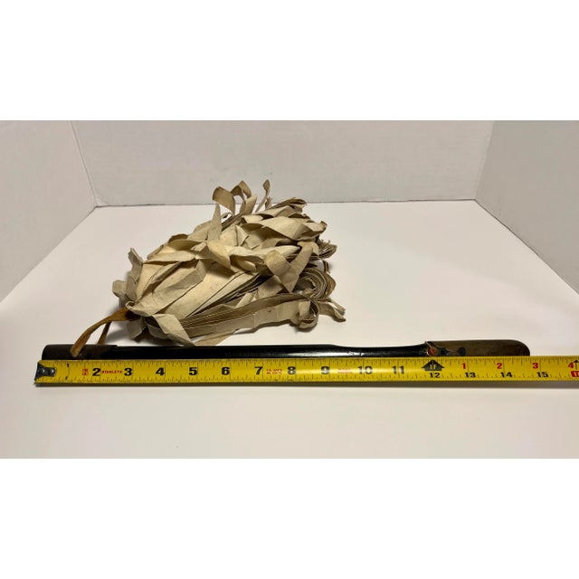 Mid 19th Century Antique Edo Period Japanese Saihai Baton Samurai Commander Battle Busho For Sale - Image 5 of 5