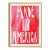 Made In America by Virginia Chamlee in Gold Frame, Large Art Print For Sale