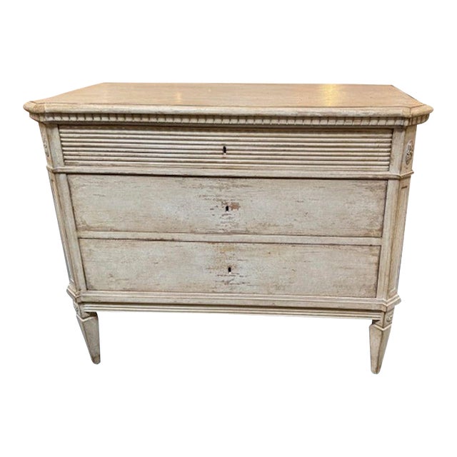 Pair of Swedish Gustavian Style Bedside Tables For Sale