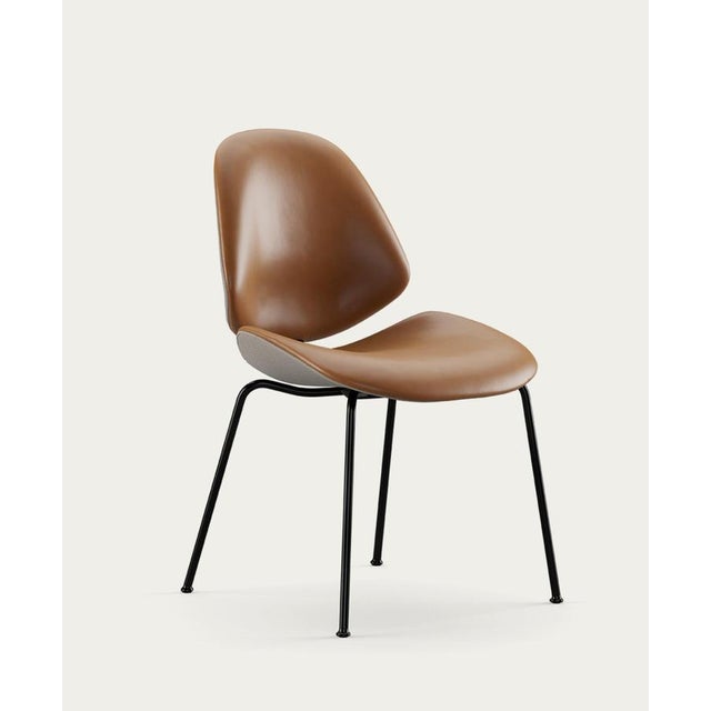 Salto and sigsgaard council family salon chair nevada cognac + back: steelcut quartet 224 for one collection the council...