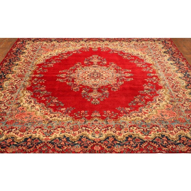 Textile Middle Eastern Hand-Knotted Rug For Sale - Image 7 of 11