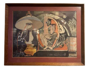 John Piper, Composition, 1939, Lithograph, Framed