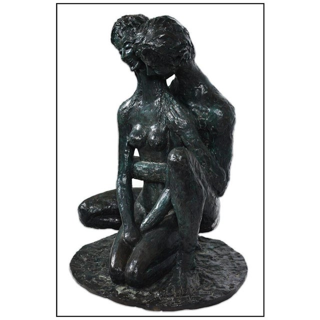 Figurative 1970s Hold Me Close, Prince Monyo For Sale - Image 3 of 6