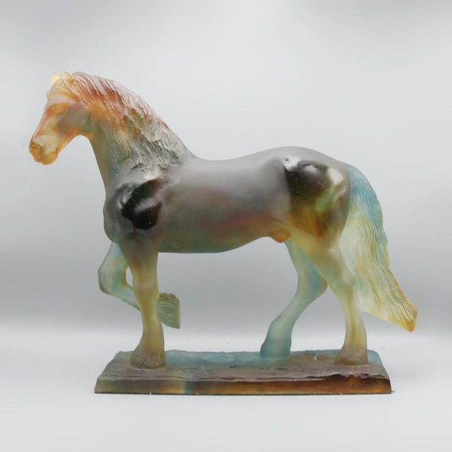 Hadrien Horse from Daum after Jean-François Leroy For Sale - Image 10 of 10