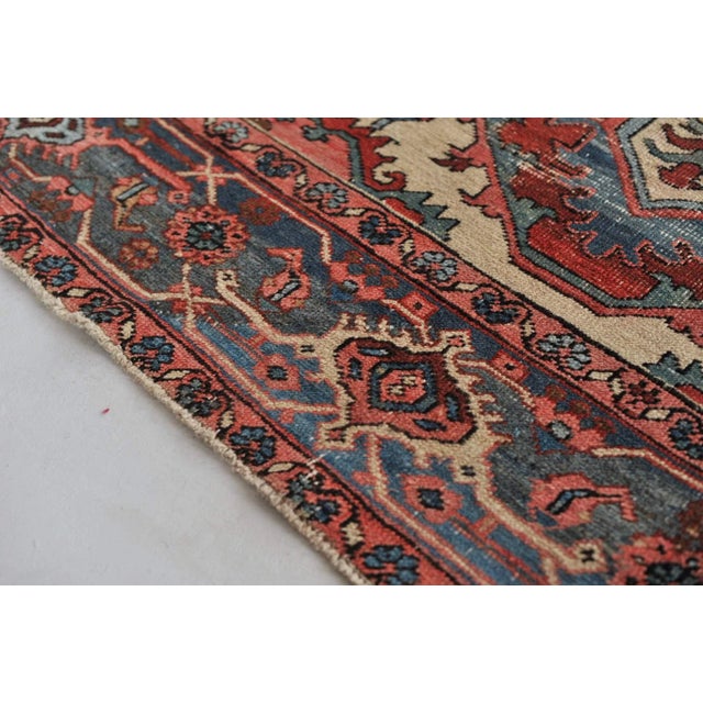 Textile 1910s Northwest Geometric Rug, 11 x 12 For Sale - Image 7 of 11