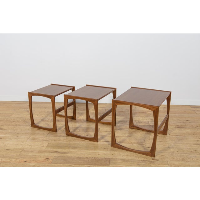 Mid-Century Modern Teak Nesting Tables by R. Bennett for G-Plan, 1960s, Set of 3 For Sale - Image 13 of 18