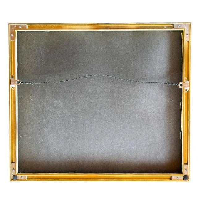 Antique Japanese Framed Embroidered Scene of Traditional Garden Life For Sale In Oklahoma City - Image 6 of 6