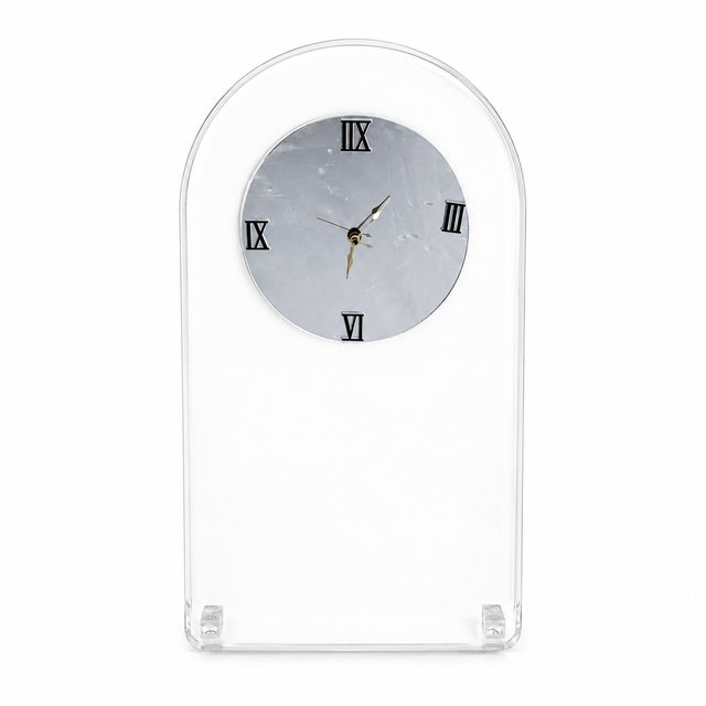 Mid-Century Modern 1970s Mid-Century Modern Lucite Wall Clock For Sale - Image 3 of 7