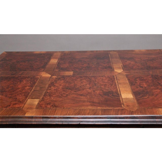 Antique Walnut Partners Desk, 1890 For Sale - Image 9 of 16