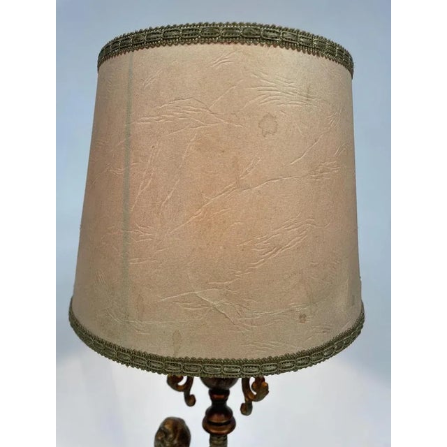 Metal Ancient Bronze Abat-Jour, 1950s For Sale - Image 7 of 11