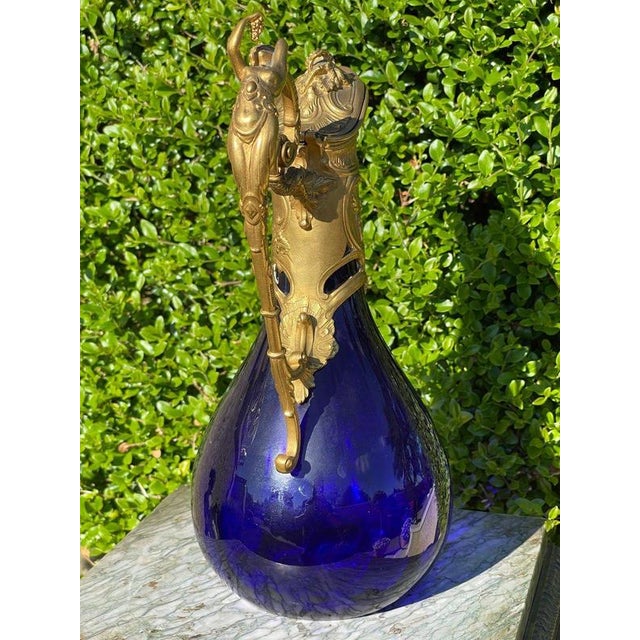 Ewer from La Cristallerie de Lorraine For Sale - Image 4 of 13