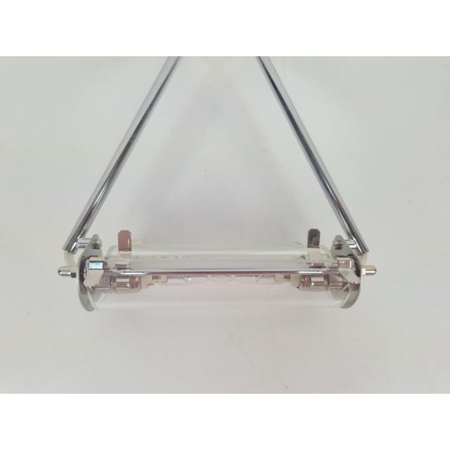 Chrome Scintilla Ceiling Lamp from Fontana Arte, 1970s, in Flawless conditions. Designed 1970 to 1979 This piece has an...
