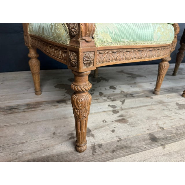 French Bergere Armchairs, 1870, Set of 2 For Sale - Image 3 of 18