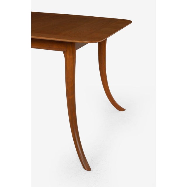 1950s t.h. Robsjohn Gibbings Saber Leg Dining Table For Sale - Image 12 of 12