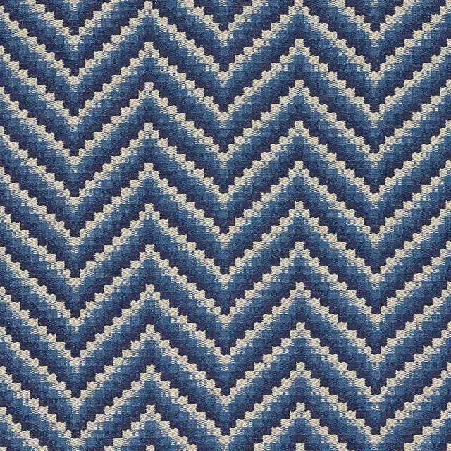 Schumacher Wilder Fabric in Baltic For Sale