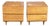 Vintage Mid-Century Modern Walnut Nightstands by Bassett Furniture - A Pair For Sale
