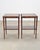 Mid 20th Century Pair of Regency Style Mahogany Leather Top Drink Side Tables For Sale - Image 5 of 18