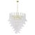 Italian Petal Suspension Lamp in Murano Glass For Sale - Image 14 of 14