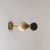 Metal Italian Wall Light in Brass, 1950s For Sale - Image 7 of 8