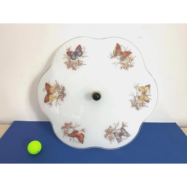 Mid 20th Century Butterflies Flush Light For Sale - Image 14 of 18