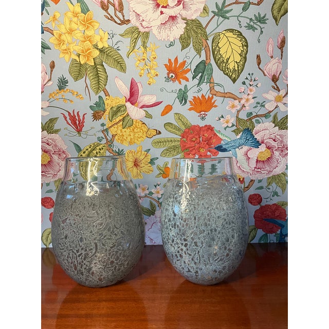 Kjell Engman Set of 2 Kjell Engman Vases “Fossil” For Sale - Image 4 of 8