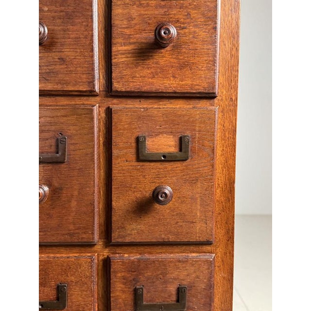 French Oak Pharmacy Cabinet For Sale - Image 13 of 18