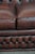 English Style Red-Brown Cowhide Chesterfield Sofa For Sale - Image 10 of 16