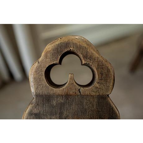 Wood Vintage Mid-Century Spanish Brutalist Marbella Bar Stools, Set of 3 For Sale - Image 7 of 18