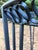 Metal Attributed to Maurizio Tempestini for John Salterini “Ribbon” Wrought Iron Dining Table With 54” Glass Top, C. 1950s For Sale - Image 7 of 11