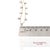 14k(585) Yellow & White Gold Natural Diamond Graduated Drop by the Yard Necklace For Sale - Image 11 of 12