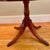 Brown Mahogany Three-Tier 4 Leg Pie-Crust Dumbwaiter/ Parlor Table For Sale - Image 8 of 10