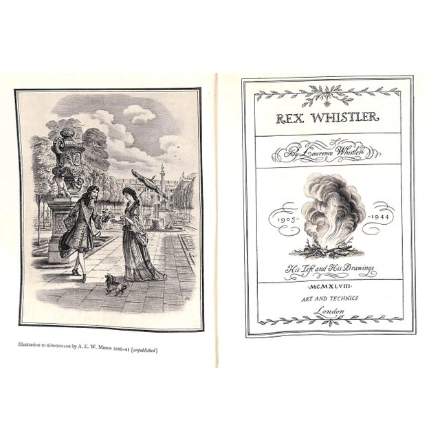 "Rex Whistler: His Life and His Drawings" 1948 Whistler, Laurence For Sale - Image 10 of 10
