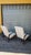 1960s Mid-Century Modern Chairs in White Bouclé Fabric and Wood, 1950s, Set of 2 For Sale - Image 5 of 11