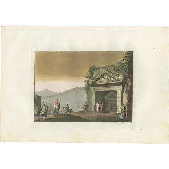 Early 19th Century Ferrario, The Sepulchres of the Judges of Israel, 1831, Print on Paper For Sale - Image 5 of 5