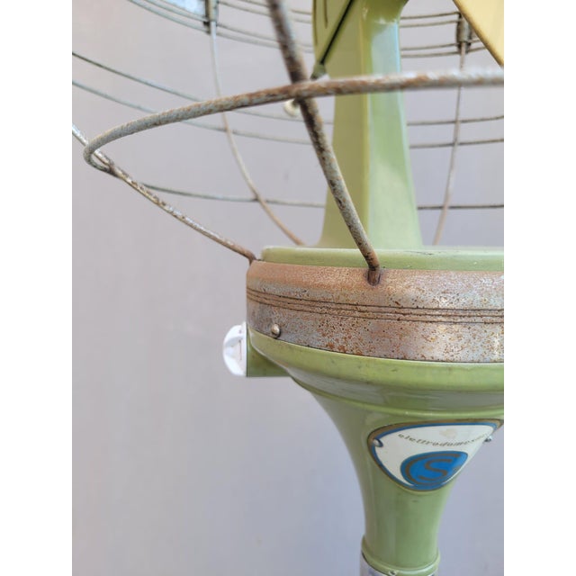 Zodiaco Column Fan from San Giorgio, Italy, 1950s For Sale - Image 6 of 16