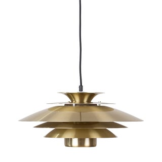 Vintage Danish Verona Hanging Lamp by Kurt Wiborg for Jeka, 1980s For Sale