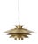 Vintage Danish Verona Hanging Lamp by Kurt Wiborg for Jeka, 1980s For Sale