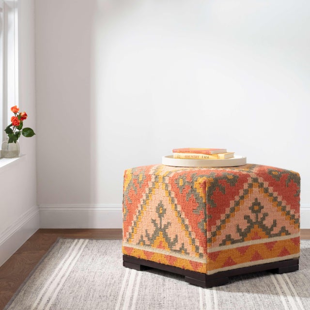 Contemporary Dash & Albert by Annie Selke Malta Grey Woven Wool Rug, 3' x 5' For Sale - Image 3 of 5