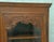 Antique 1900s French Tiger Oak Display Cabinet, Louis XV Style, Carved Glass Door Bookcase For Sale - Image 13 of 17