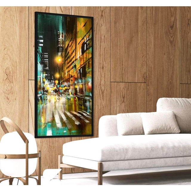 Bianca Prettau, Kyoto Teal, 2026, Acrylics on Cotton Canvas For Sale - Image 4 of 12